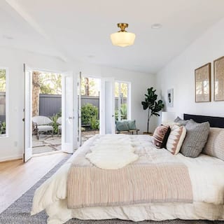 12” Light fixture milk white ceiling lighting glass, metal kitchen lights