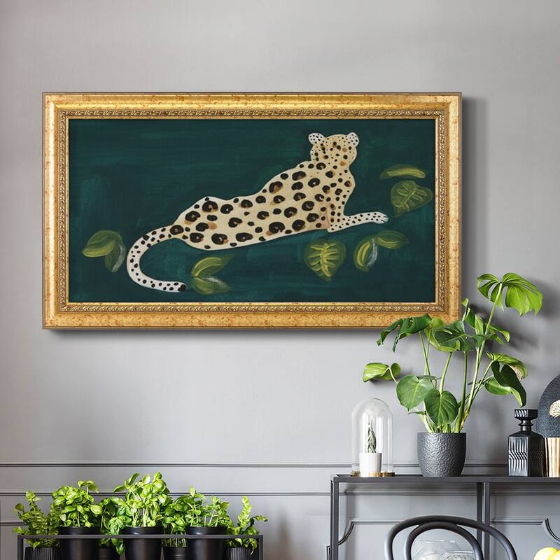 Lethargic Leopard I Premium Framed Canvas- Ready to Hang