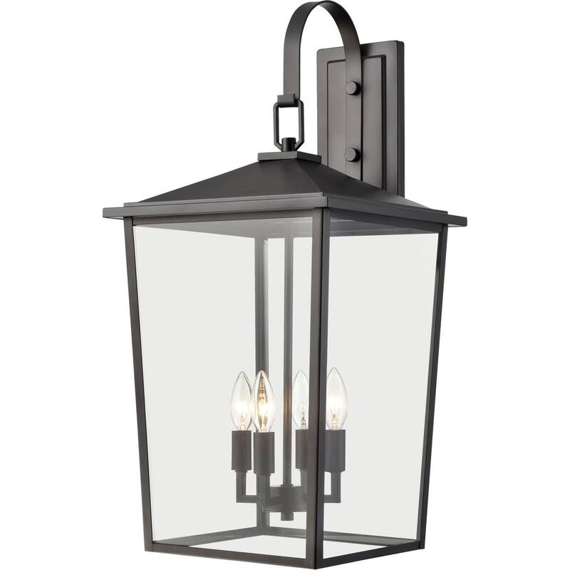 Millennium Lighting 2984 Fetterton 4 Light 28" Tall Outdoor Wall - Powder Coated Black