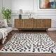 preview thumbnail 13 of 68, Hauteloom Cansu Living Room, Bedroom Area Rug - Contemporary - Plush Pile - Black - 2' x 3'