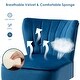 preview thumbnail 22 of 31, Costway Armless Accent Chair Tufted Velvet Leisure Chair Single Sofa