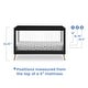 preview thumbnail 3 of 3, Delta Children Sloane 4-in-1 Acrylic Convertible Crib