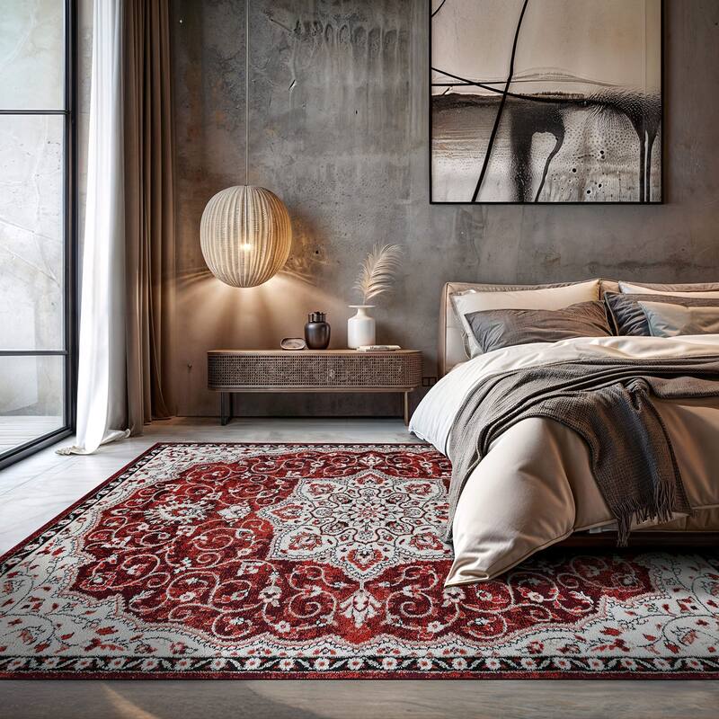 Traditional Medallion Area Rug