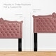 preview thumbnail 25 of 65, Louisa Tufted Performance Velvet Twin Headboard