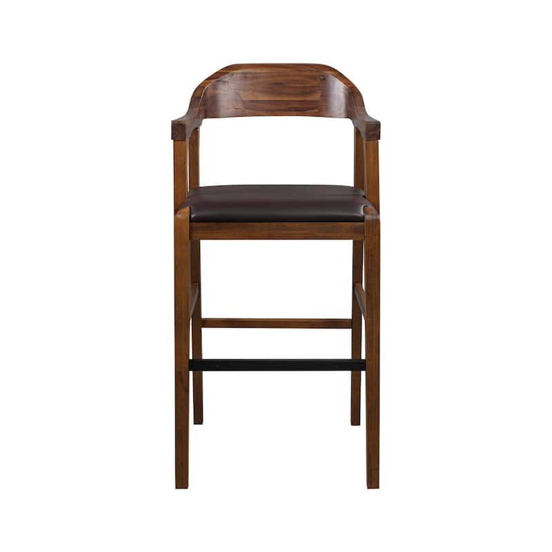 Rasmus Wood Counter or Bar Stool