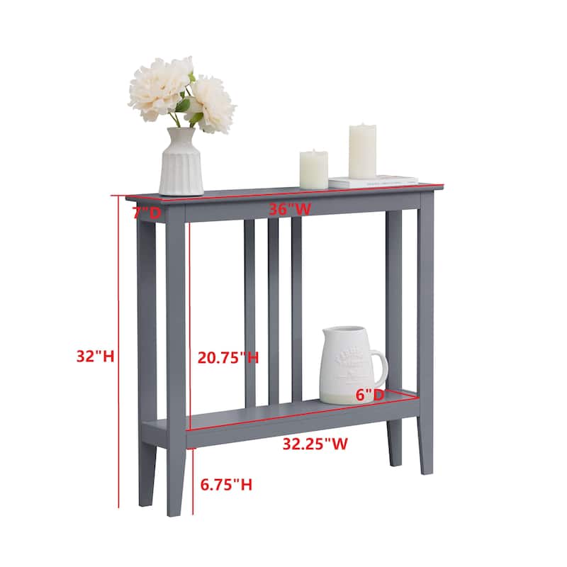Console Entryway Table (Gray)