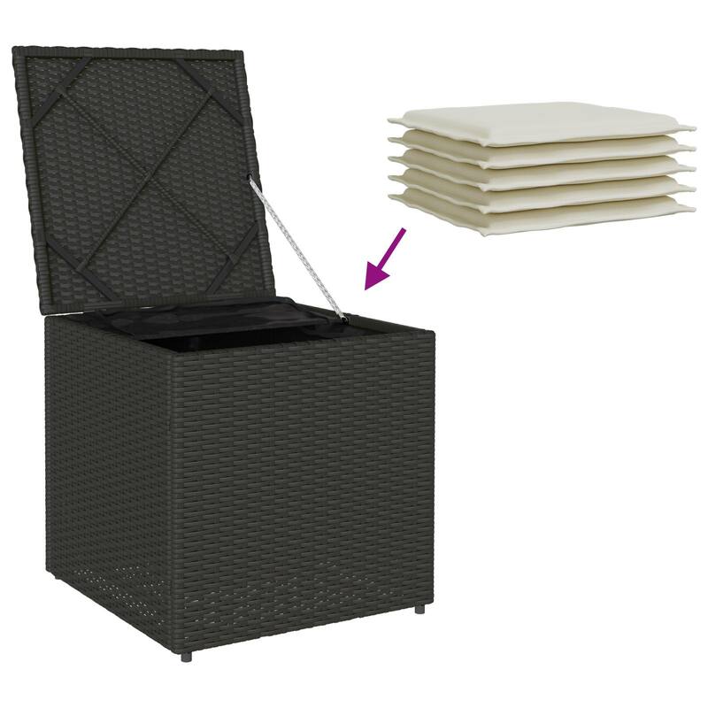 Comfy Outdoor Storage Box for Sofa Cushions - 19.7 x 19.7 x 19.7 in