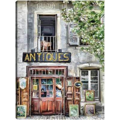 Antiques By Studio Arts Canvas Art Print
