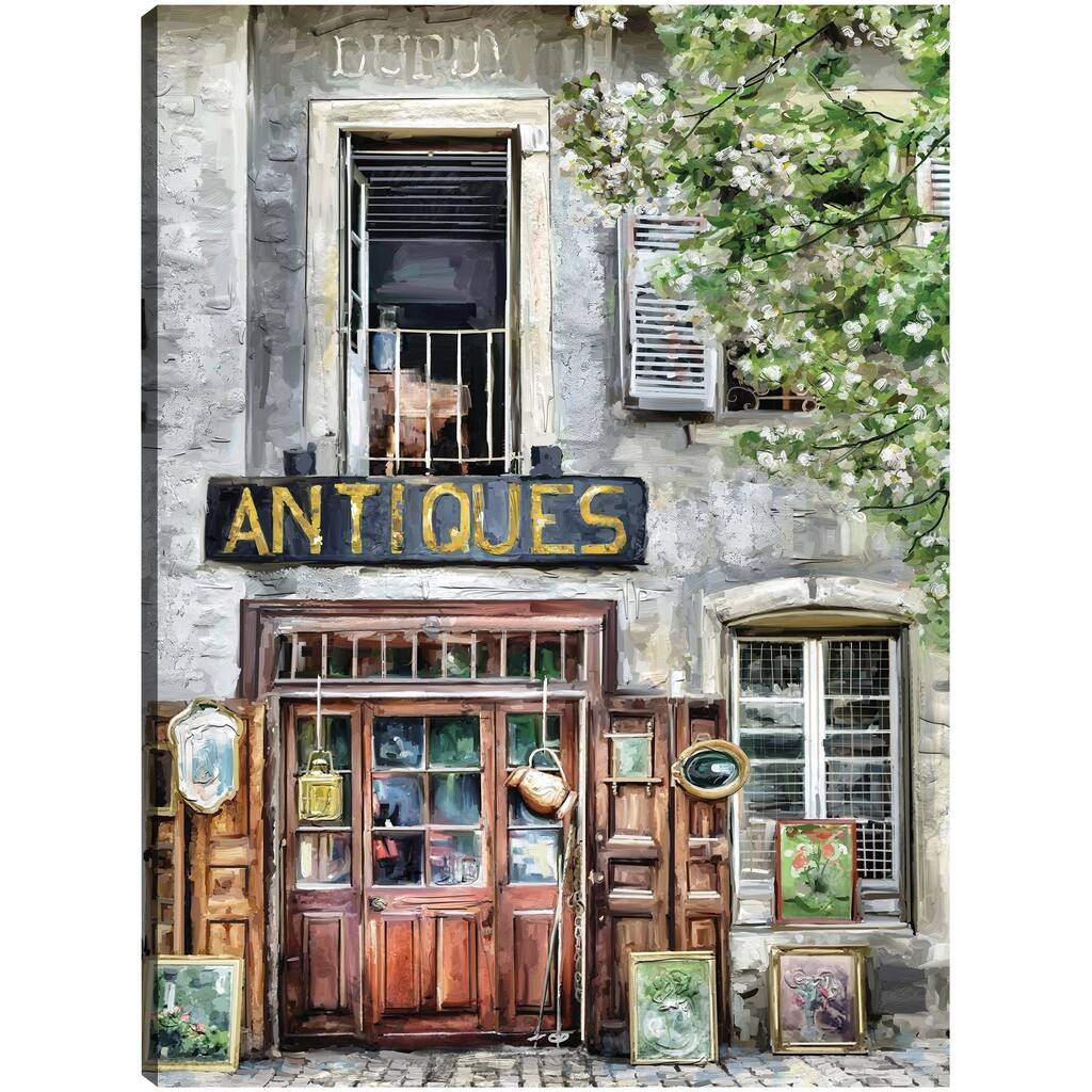 Antiques By Studio Arts Canvas Art Print