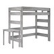 preview thumbnail 5 of 14, Max and Lily Farmhouse Twin-Size High Loft Bed with Desk