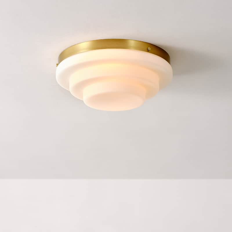 Globe Electric 91005474 Devo 2 Light 12" Wide Flush Mount Ceiling
