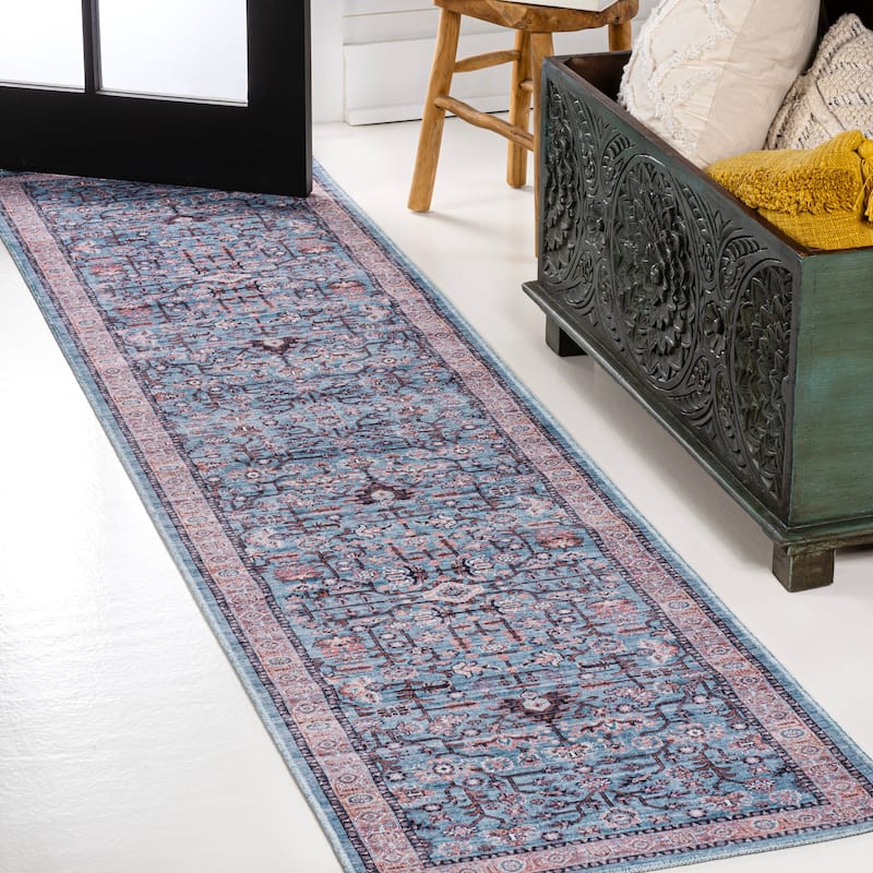 JONATHAN Y Cirali All-Over Persian Machine Washable Area Rug