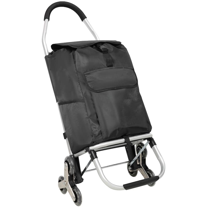 Anmytek Foldable Shopping Cart Grocery Hauler Portable Utility Trolley Lightweight Storage Bag
