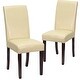 preview thumbnail 5 of 23, LeatherSoft Wood Parsons Chair (Set of 2)