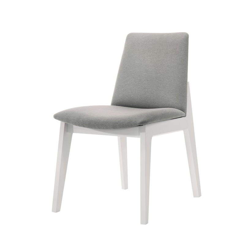 CraftPorch Mid-century Modern Upholstered Dining Chair and Wooden Bench (Set of 5)