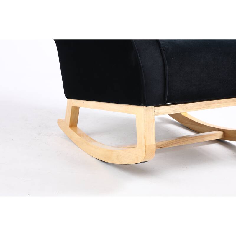 Baby Room High Back Rocking Chair Nursery Chair