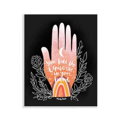 Stupell Universe In Your Hand Wall Plaque Art Design By Mandy Ford Art + Illustration