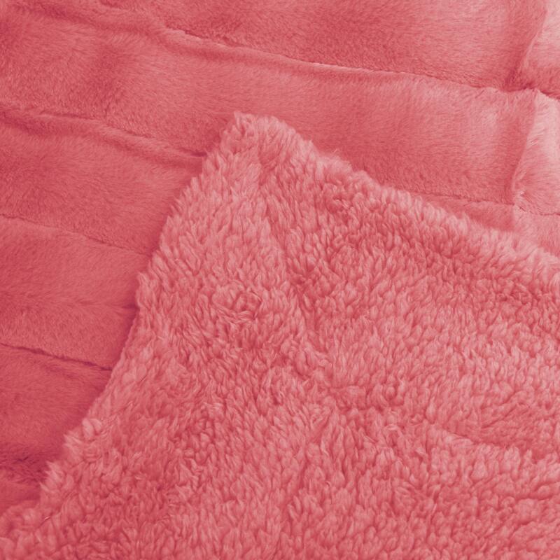 Supermink Decorative Fauxfur Throw 50'' x 60''