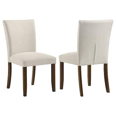 Cantley Upholstered Dining Side Chair Beige (Set of 2) - 19.5" x 23.75" x 36.75"