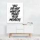 You Did Not Wake Up Today To be Mediocre Grunge Caps Art Print/Poster ...