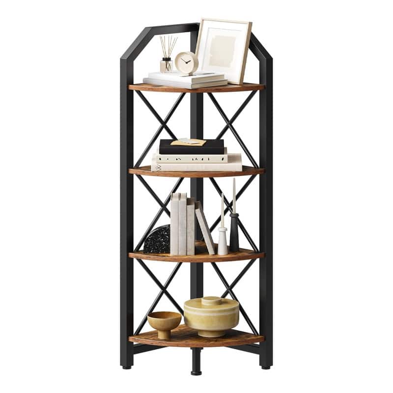 47.6" Corner Shelf - 11.8"D x 11.8"W x 47.6"H