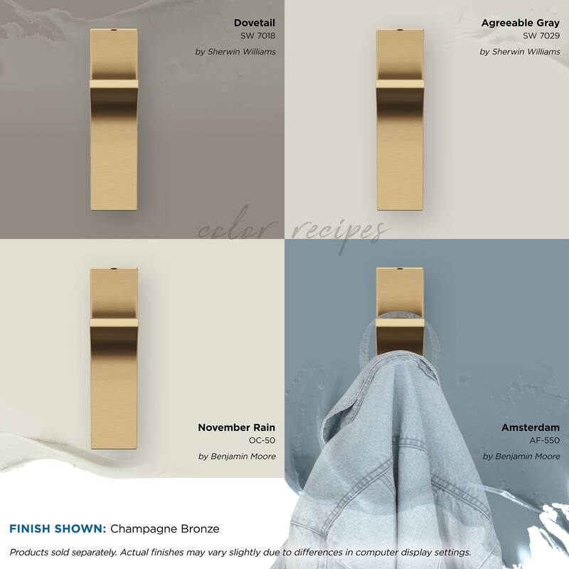 Amerock Apex Single Prong Decorative Wall Hook