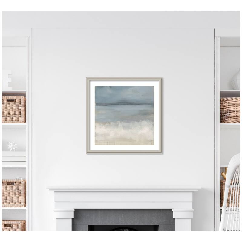 Kate and Laurel The Blues by Mary Sparrow Framed Wall Art Print