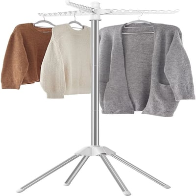 Clothes Drying Rack, 59-Inch Folding Laundry Drying Rack