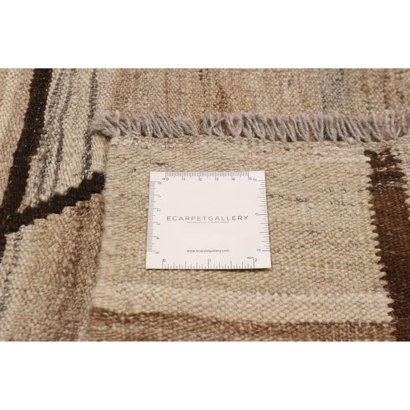 Sivas Beige, Khaki Kilim 6'2" x 8'0" - 6'2 x 8'0