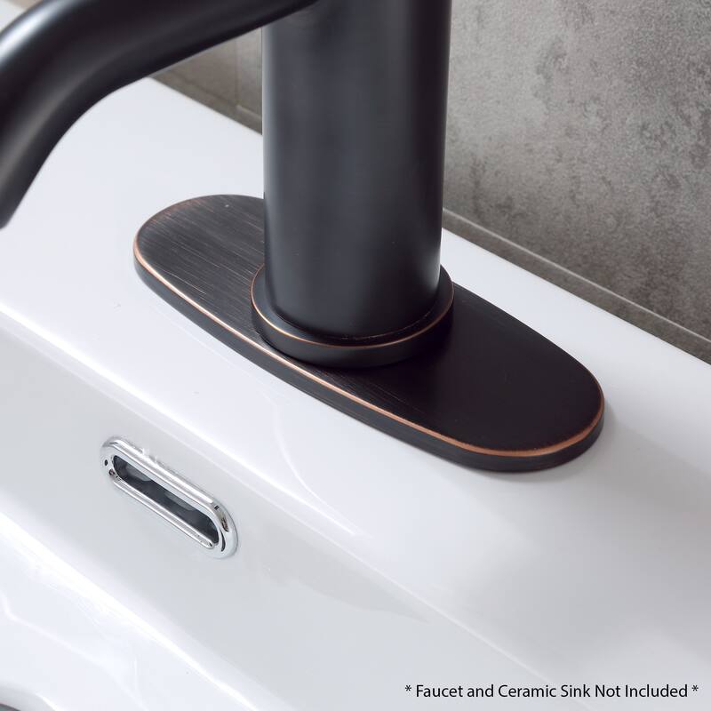Luxier 6 in Bathroom Sink Faucet Hole Cover Deck Plate Escutcheon