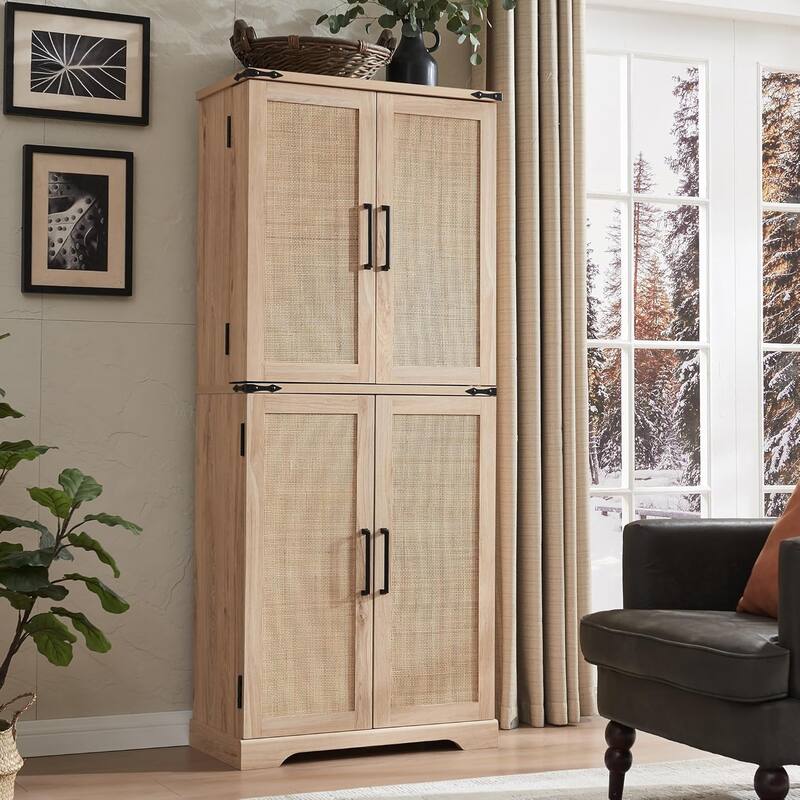 72in Storage Cabinet, Cupboard, Kitchen Dining Room Bathroom Hallway