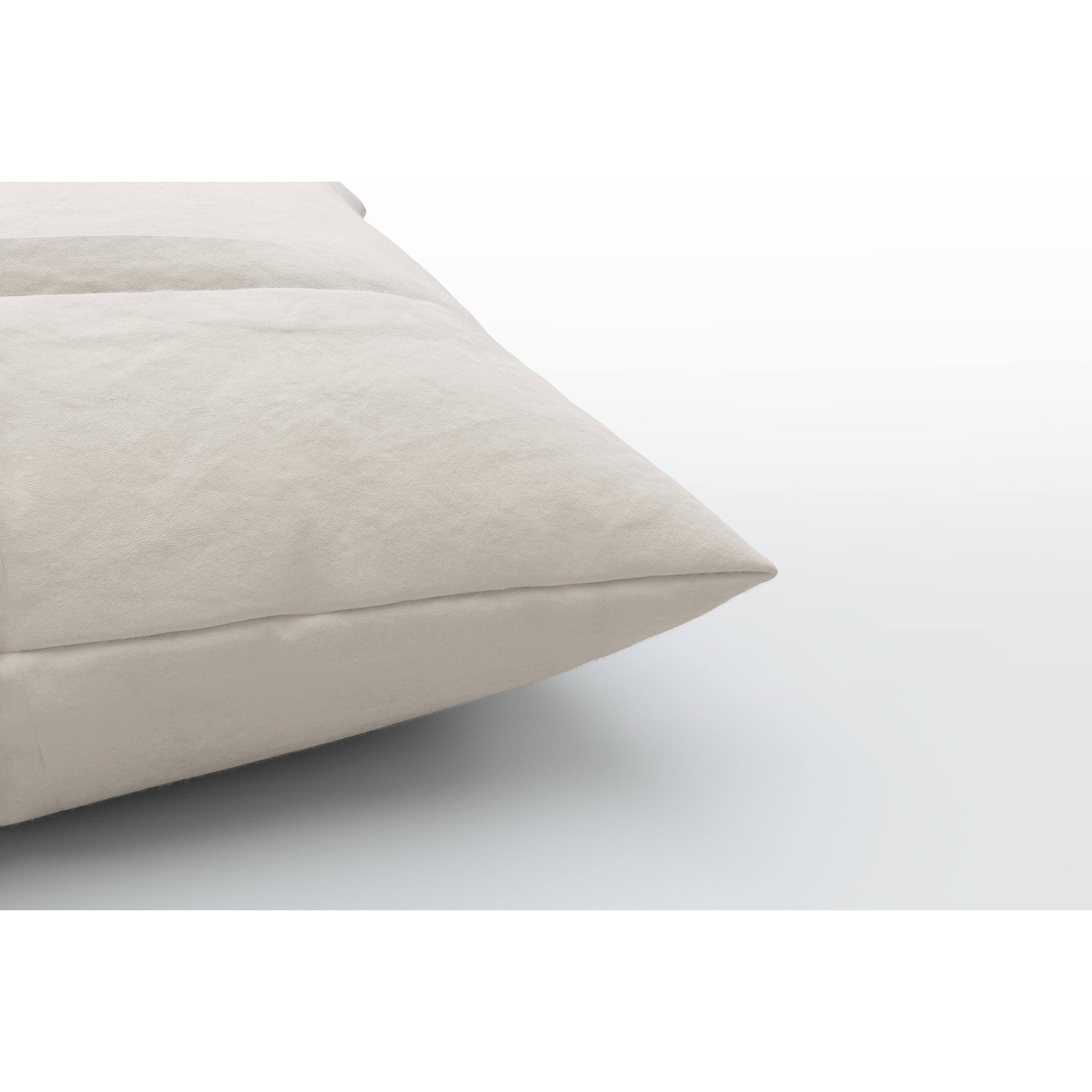 Organic Cotton Zippered Pillow Protector, Blocks Dust Mites, Pollen