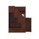 preview thumbnail 25 of 34, Dover Twin over Full Staircase Bunk Bed with Storage Drawer and Twin Trundle