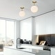 preview thumbnail 24 of 41, Light Society Zeno Globe Ceiling Light