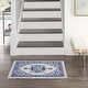 preview thumbnail 59 of 61, Nourison Whimsicle Modern Persian Floral Medallion Area Rug 2' x 3' - Ivory Blue - Runner/Rectangle