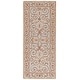 preview thumbnail 89 of 146, Safavieh Hand-hooked Chelsea Cherrelle Country Oriental Wool Rug 2' 6" x 12' - Light Blue - Runner