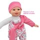 preview thumbnail 4 of 3, New Adventures Little Darlings: 12" Talking Twins Dolls - Pink