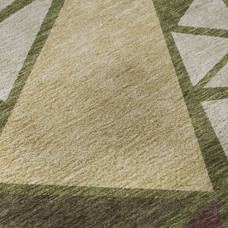 Premium Washable Super Soft Contemporary Mosaic Mayfield Rug
