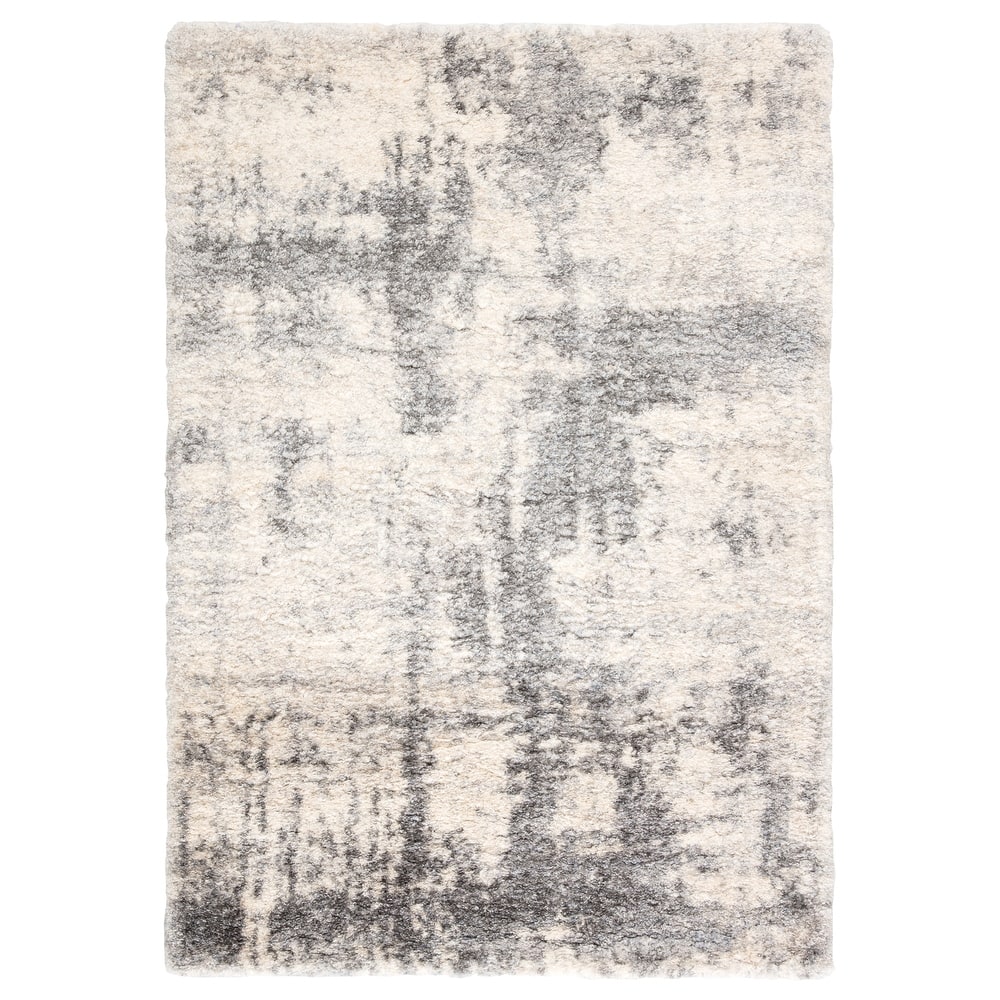 Serenade Abstract Ivory/ Light Gray Area Rug
