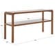 preview thumbnail 4 of 20, SAFAVIEH Home Collection Omara 2 Tier Console Table - 53" W x 17" D x 30" H