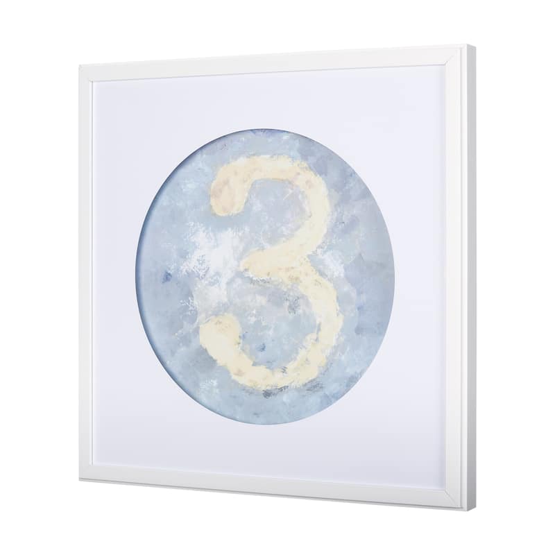 Numbers III Framed Art Print
