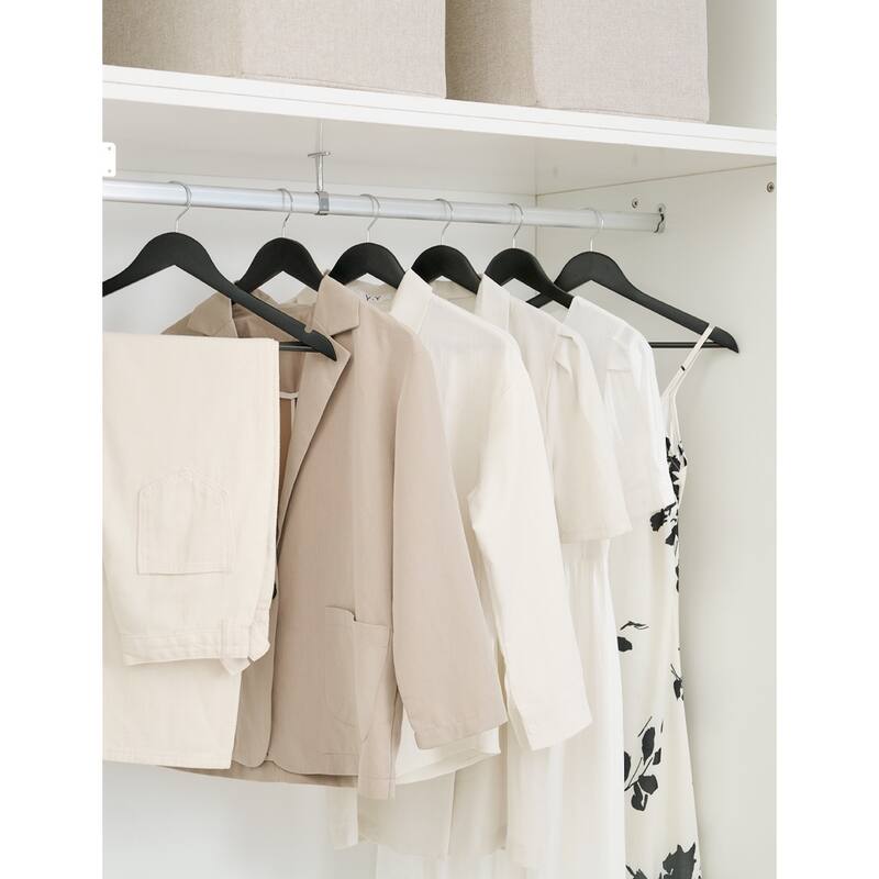 StorageWorks Wooden Clothes Hangers, Hangers for Coats, Shirts, Jackets, Pants, Suits