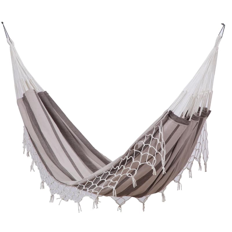 Brazilian Patio Hammock Cotton Outdoor Swing Chair