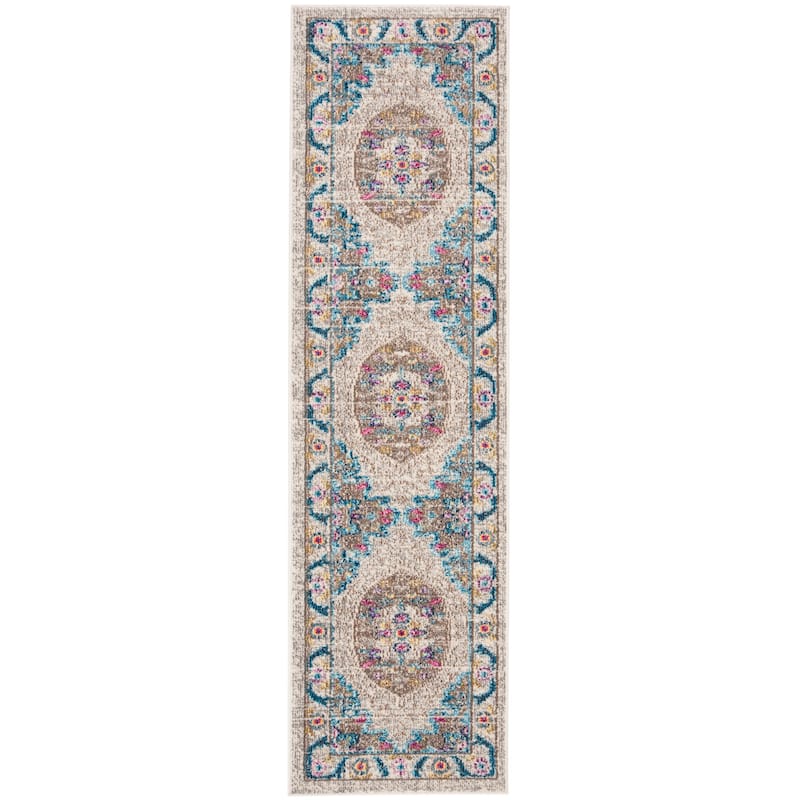 SAFAVIEH Madison Lidia Vintage Boho Oriental Medallion Rug
