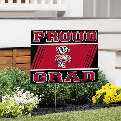University of Wisconsin-Madison 24" x 18" Graduation Coroplast Outdoor Yard Sign