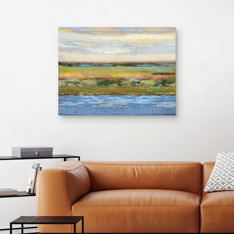 Flatland Contemplation by Mark Chandon Canvas Art Print