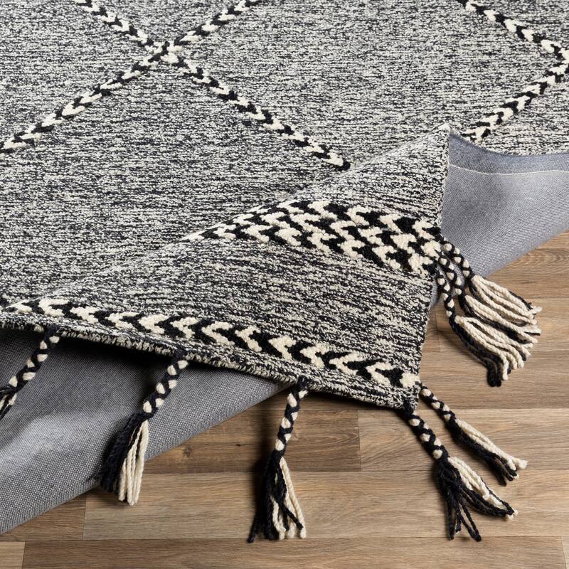 Artistic Weavers Loren Boho Tassel Handmade Wool Area Rug