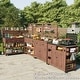 preview thumbnail 27 of 53, Extendable Solid Wood Kitchen Island with Stainless Top Drawers and Wheels