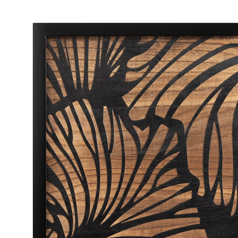 Kate and Laurel Sago Decorative Wood Art Plaque