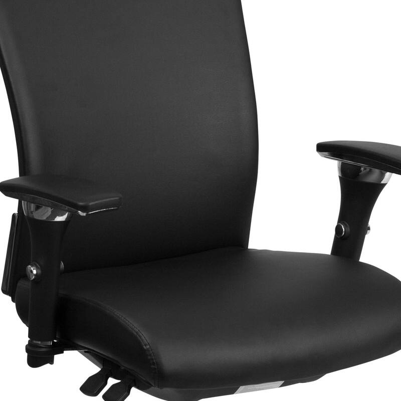 24/7 Intensive Use Executive Swivel Ergonomic Office Chair - 25"D x 27"W x 39" - 41.75"H